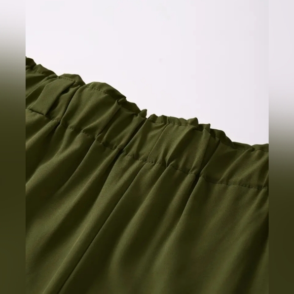 Bowtie Casual Green Elastic Waist Pants Size 1X #New - Picture 4 of 9